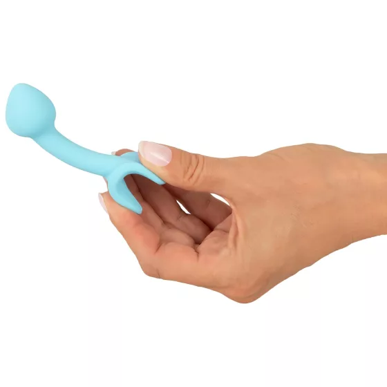 Cuties Mini Butt Plug - silikonový anální kolík (modrý, 2,6 cm)