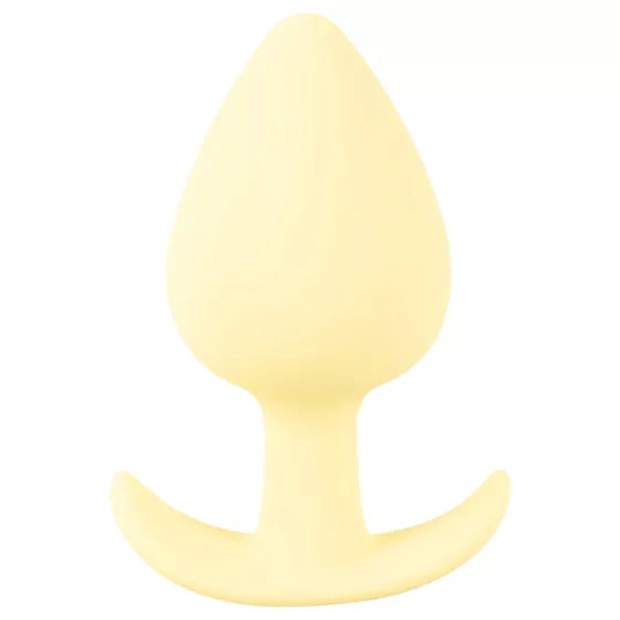 Cuties Mini Butt Plug - silikonový anální kolík (žlutý, 3,1 cm)