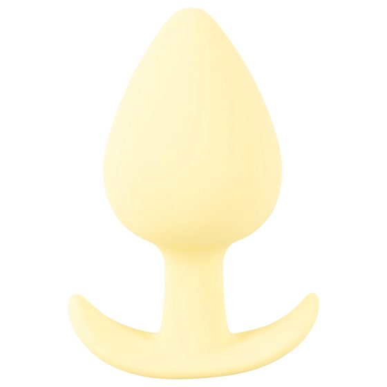 Cuties Mini Anální Kolík - silikonový anální plug - žlutý (3,1 cm)