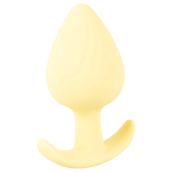 Cuties Mini Anální Kolík - silikonový anální plug - žlutý (3,1 cm)
