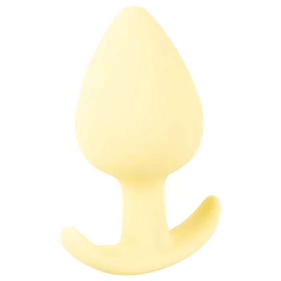 Cuties Mini Butt Plug - silikonový anální kolík (žlutý, 3,1 cm)