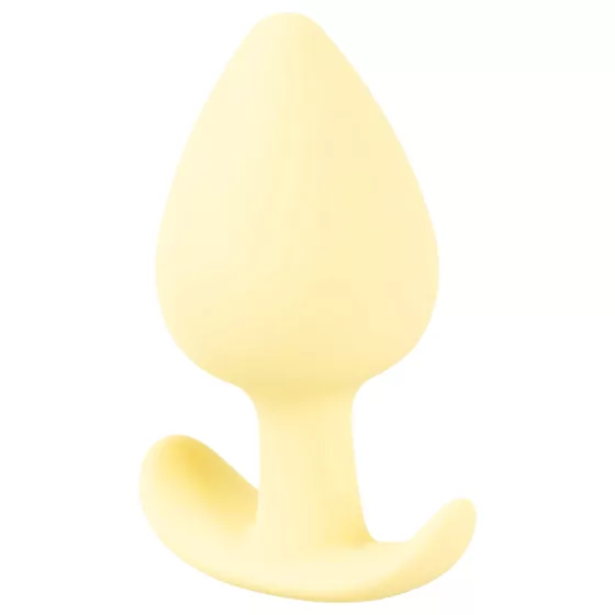 Cuties Mini Butt Plug - silikonový anální kolík (žlutý, 3,1 cm)
