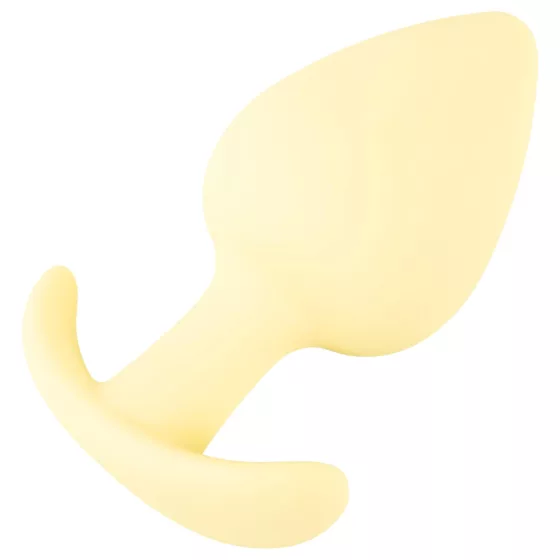 Cuties Mini Butt Plug - silikonový anální kolík (žlutý, 3,1 cm)