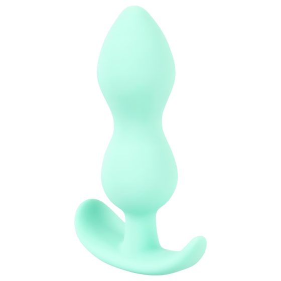 Cuties Mini Růžek - silikonový anální kolík - máta (2,3 cm)