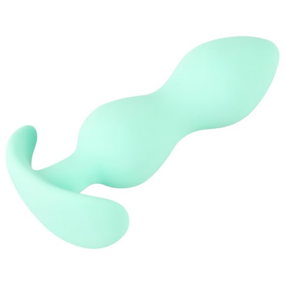Cuties Mini Růžek - silikonový anální kolík - máta (2,3 cm)