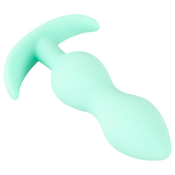 Cuties Mini Růžek - silikonový anální kolík - máta (2,3 cm)