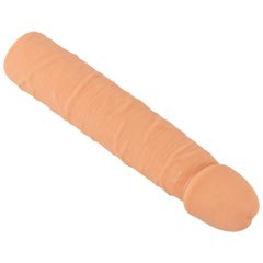   Nature Skin - nástavec na penis a zesilující návlek (24 cm)