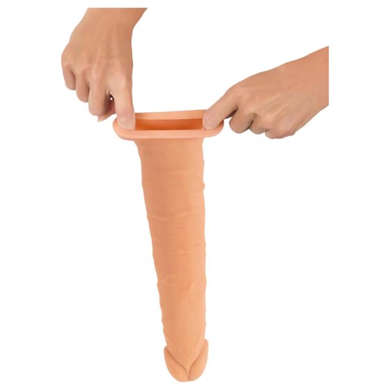Nature Skin - prodlužující a zesilující návlek na penis (24 cm)