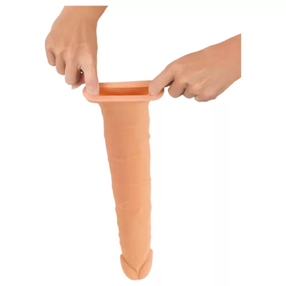 Nature Skin - návlek na penis prodlužovací zhušťovací 24 cm