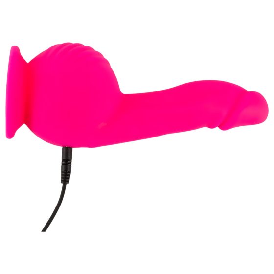 SMILE Powerful - vibrátor na přísavku - akumulátorový, 2 motory - růžový