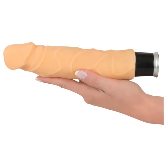 Nature Skin - realistický vibrátor - přírodní (23 cm)