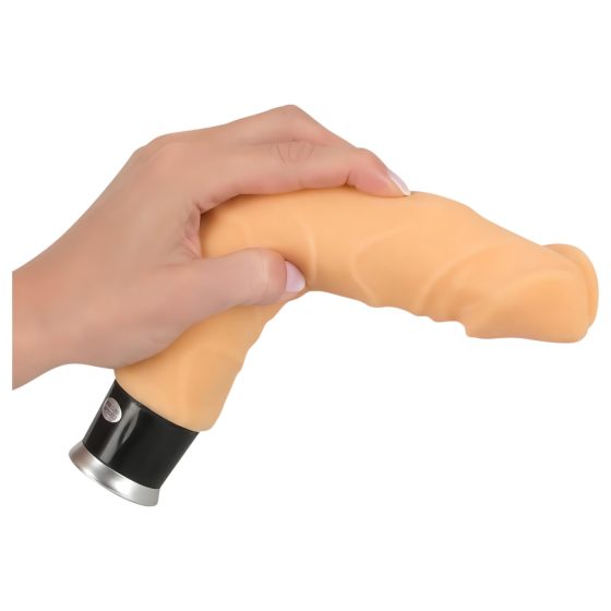 Nature Skin - realistický vibrátor - přírodní (23 cm)