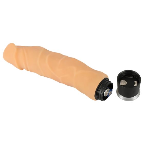 Nature Skin - realistický vibrátor - přírodní (23 cm)