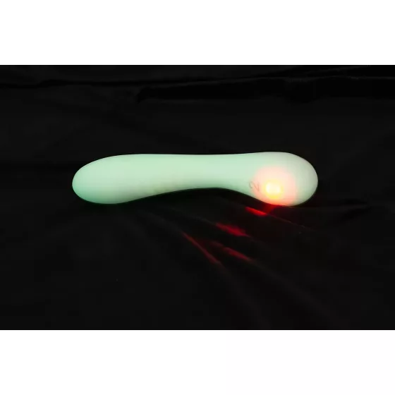 You2Toys - vibrátor na bod G - svítící ve tmě - bílý