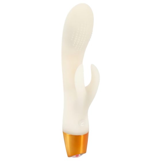You2Toys Glow - fosforeskující vibrátor s klitorální rukojetí (bílý)