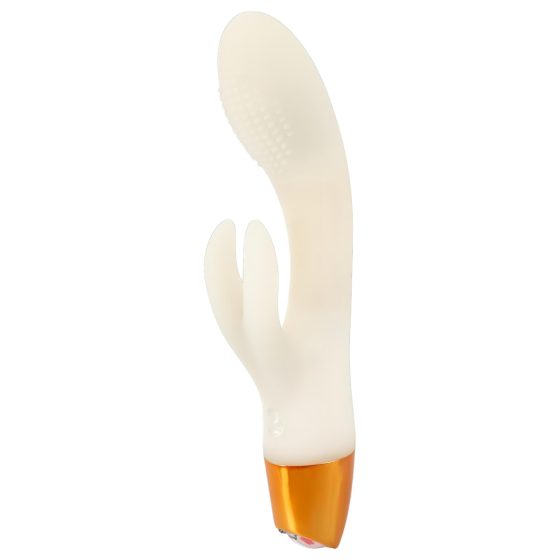 You2Toys Glow - fosforeskující vibrátor s klitorální rukojetí (bílý)