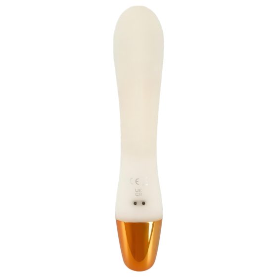 You2Toys Glow - fosforeskující vibrátor s klitorální rukojetí (bílý)