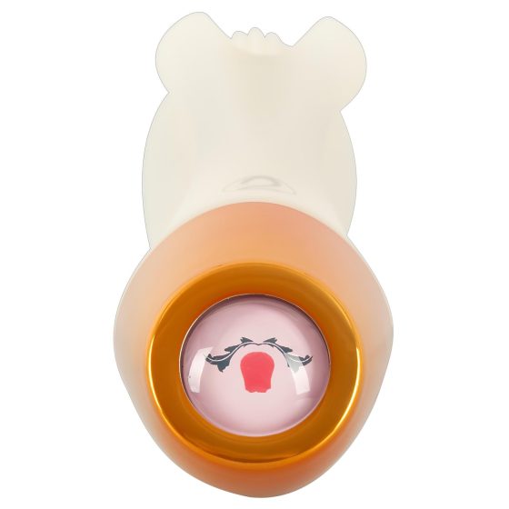 You2Toys Glow - fosforeskující vibrátor s klitorální rukojetí (bílý)