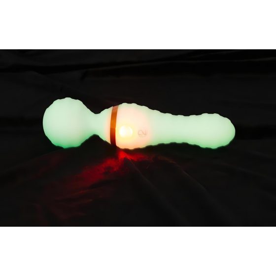 You2Toys Svítící ve tmě - masážní vibrátor (bílý)