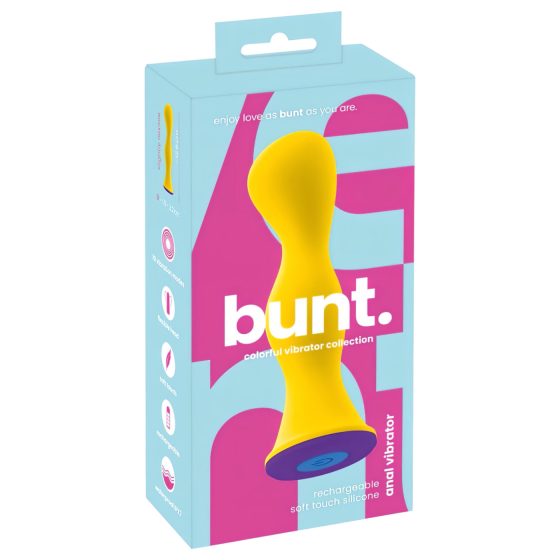 You2Toys bunt. - akumulátorový, vodotěsný anální vibrátor (žlutý)