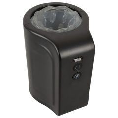 Rebel - vodotěsný rotační masturbátor - černý