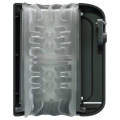 Rebel - vodotěsný rotační masturbátor - černý