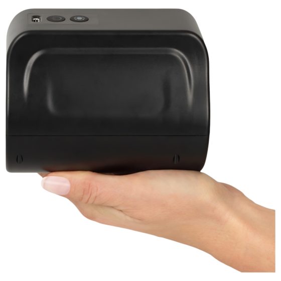 Rebel - vodotěsný rotační masturbátor - černý