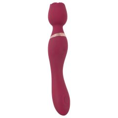   You2Toys Rosenrot - dobíjecí masážní vibrátor ve tvaru růže (červený)