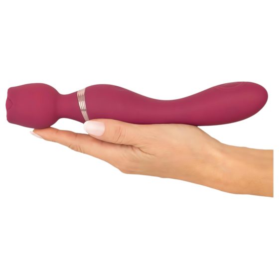 You2Toys Rosenrot - dobíjecí masážní vibrátor ve tvaru růže (červený)