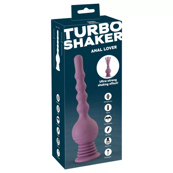 You2Toys - anální vibrátor Turbo Shaker - fialový