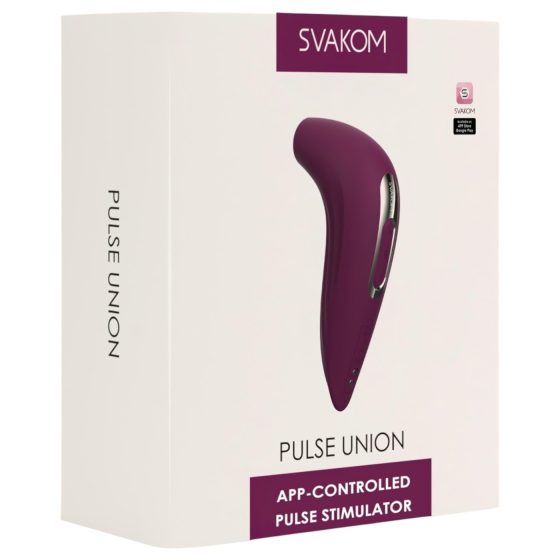 / Svakom Pulse Union - chytrý stimulátor klitorisu s pulzními vlnami (fialový)