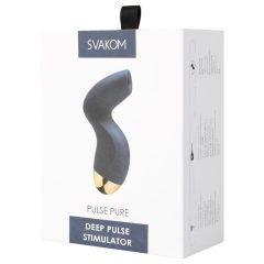   Svakom Pulse Pure - dobíjecí, tlakový stimulátor klitorisu (modrý)