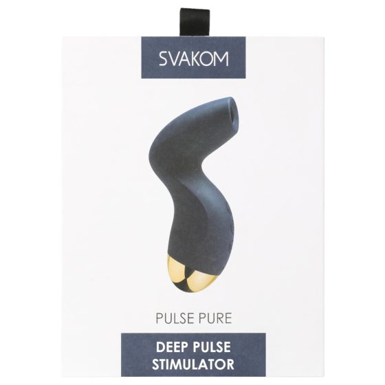 Svakom Pulse Pure - dobíjecí, tlakový stimulátor klitorisu (modrý)