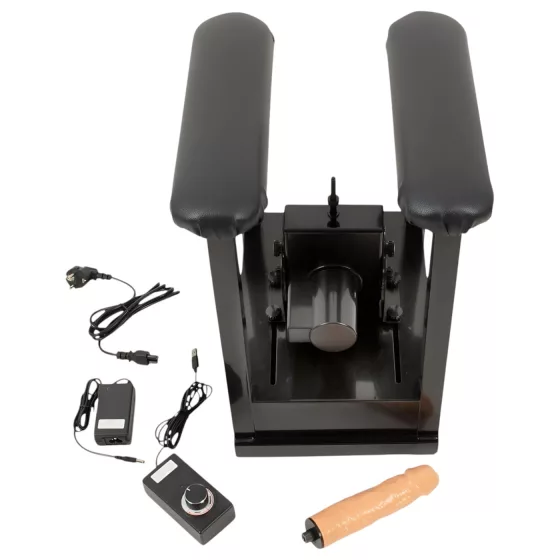 The Banger Sit-On-Climaxer - elektrický černý sexuální stroj