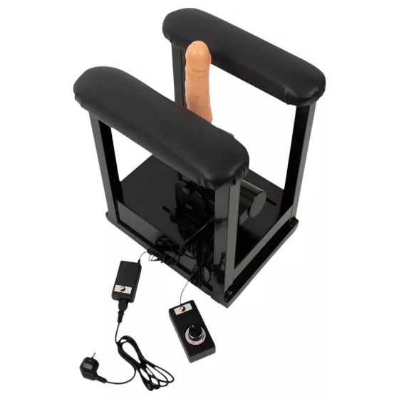 The Banger Sit-On-Climaxer - elektrický černý sexuální stroj