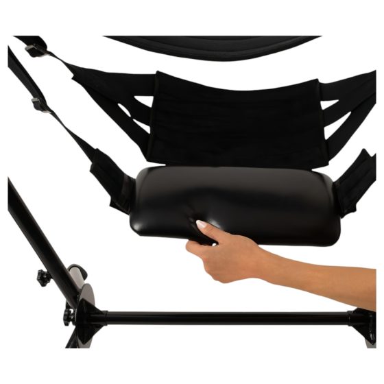 You2Toys - černá sexuální houpačka s nosnou konstrukcí