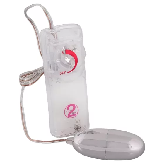 You2Toys - vibrační vajíčko Silver Star - stříbrné