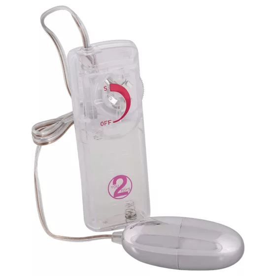 You2Toys - vibrační vajíčko Silver Star - stříbrné