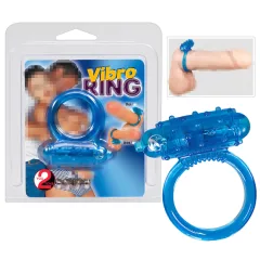   You2Toys - vibrační silikonový erekční kroužek - modrý