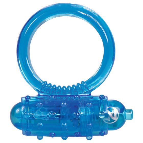 You2Toys - silikonový vibrační kroužek na penis (modrý)