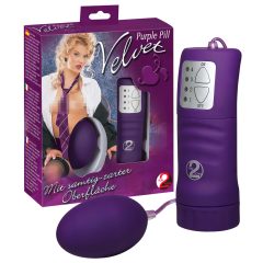 You2Toys - Sametové vibrační vajíčko (fialové)