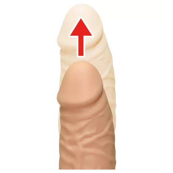 You2Toys - realistický přirážecí vibrátor (tělové barvy)