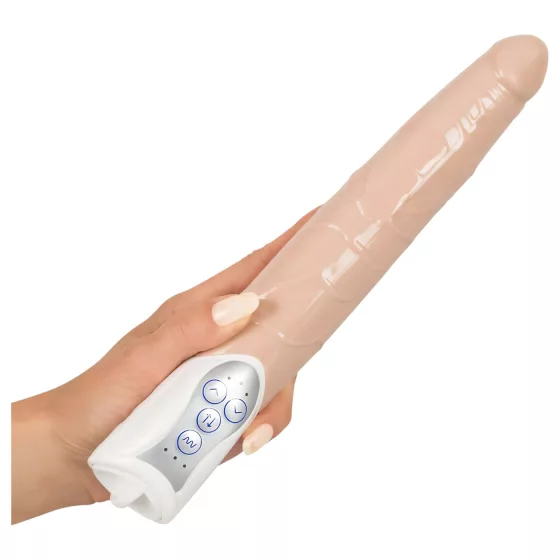 You2Toys - realistický přirážecí vibrátor (tělové barvy)