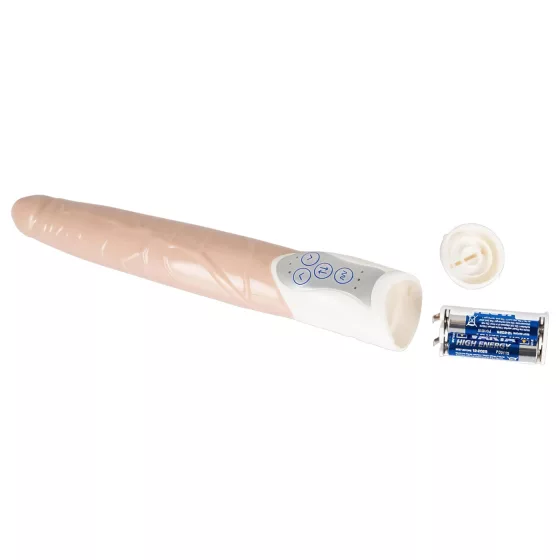 You2Toys - realistický přirážecí vibrátor (tělové barvy)