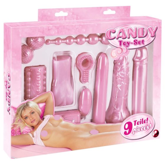 You2Toys - Candy Set - sada s vibrátorem (9 dílů)