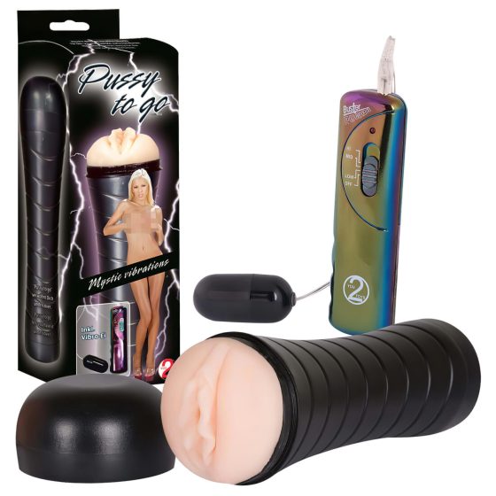 You2Toys Pussy to Go - vibrační, diskrétní, měkká vagína