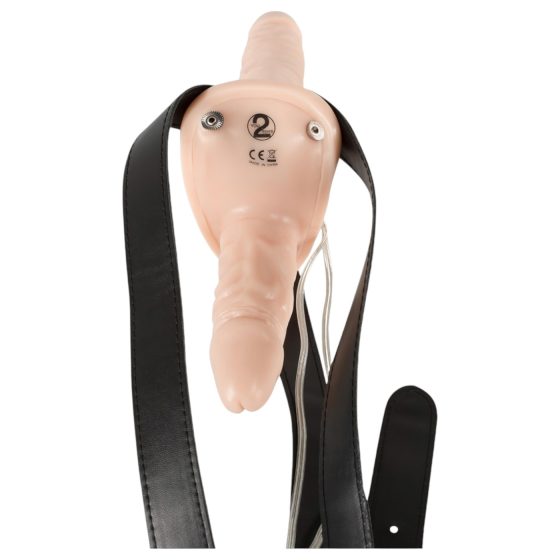 You2Toys - Duo vibrátor na připnutí - přírodní