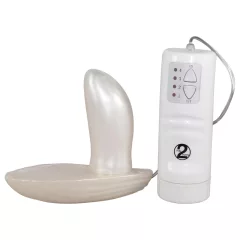 You2Toys - připínací vibrátor mušle - bílý