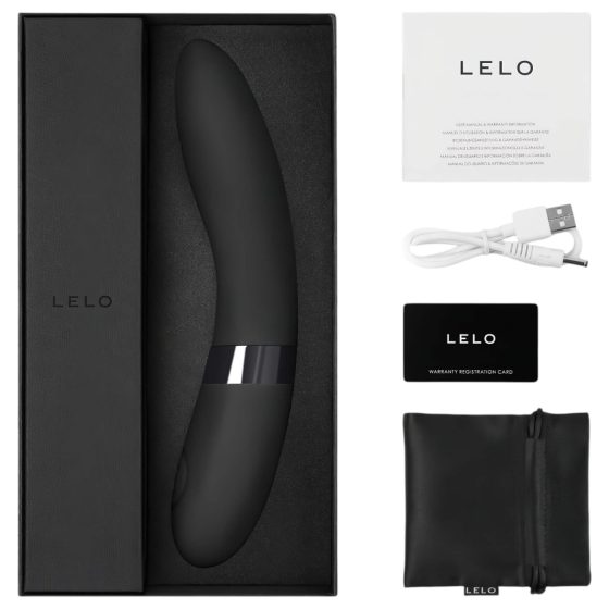 LELO Elise 2 - luxusní vibrátor (černý)