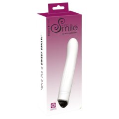 SMILE Easy - zahnutý vibrátor (bílý)